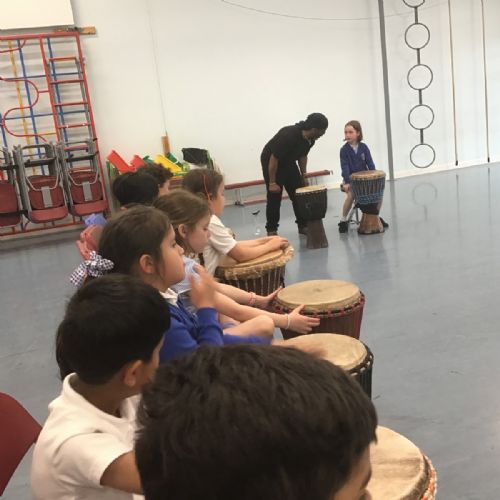 Year 2 African Drumming Workshop 12th June